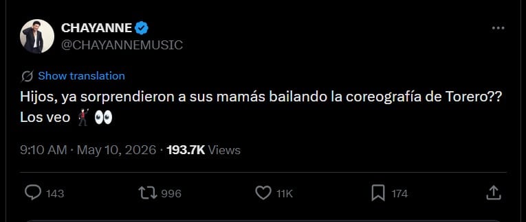 El cantante puertorriqueño invitó a su público mexicano a bailar la coreografía de