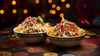 Platillos típicos mexicanos en ambiente festivo - (Imagen Ilustrativa Infobae)