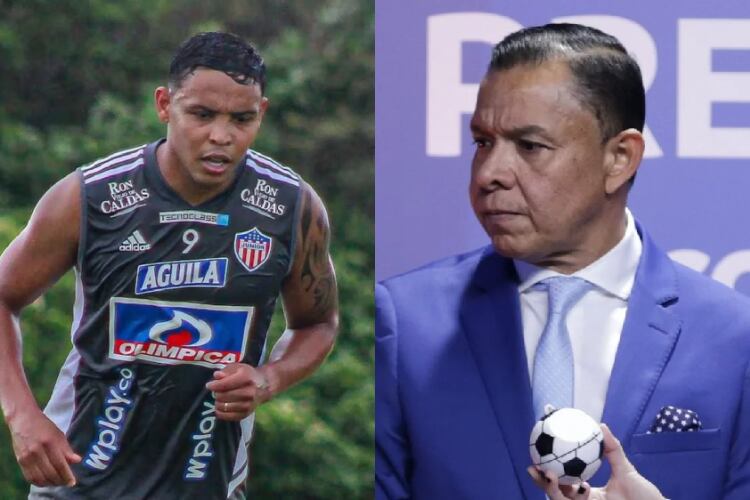 Valenciano afirmó que ver a Muriel es recordar lo mejor de su carrera - crédito Junior/Colprensa