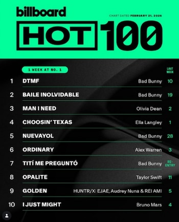 Bad Bunny logra su primer