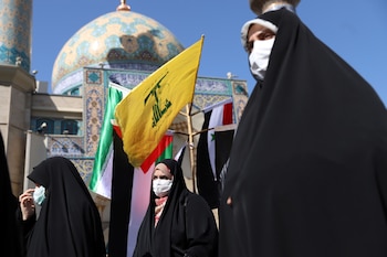 Manifestantes en Teherán, en Irán,