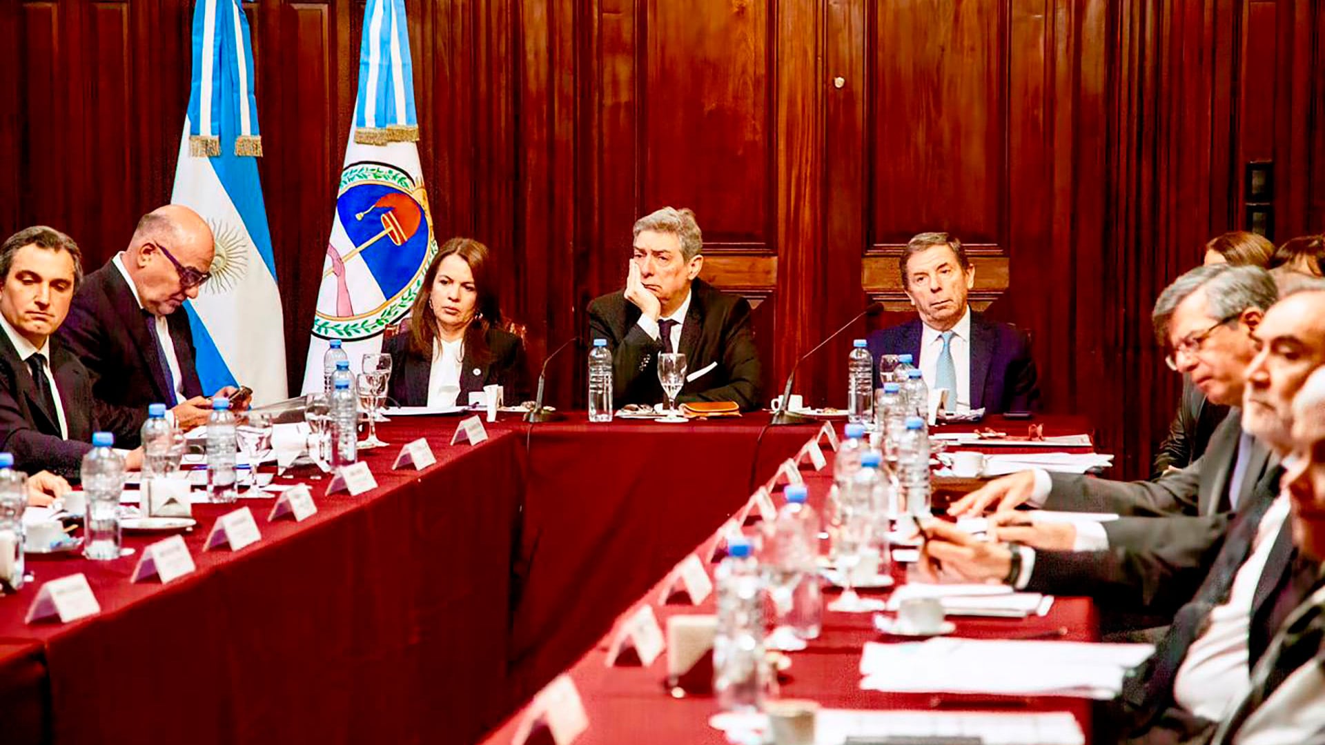 La reunión estuvo presidida por el presidente de la Corte Suprema Horacio Rosatti