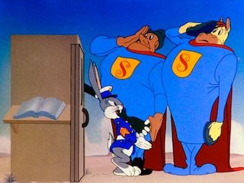 Bugs Bunny con el uniforme