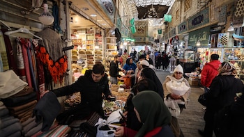 Los comerciantes de Teherán protestan