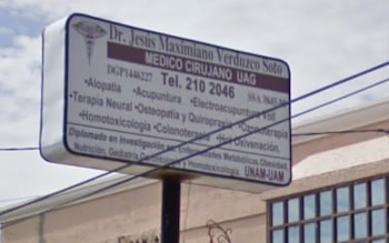 Este era el letrero en 2009 (Captura de pantalla Google Maps)