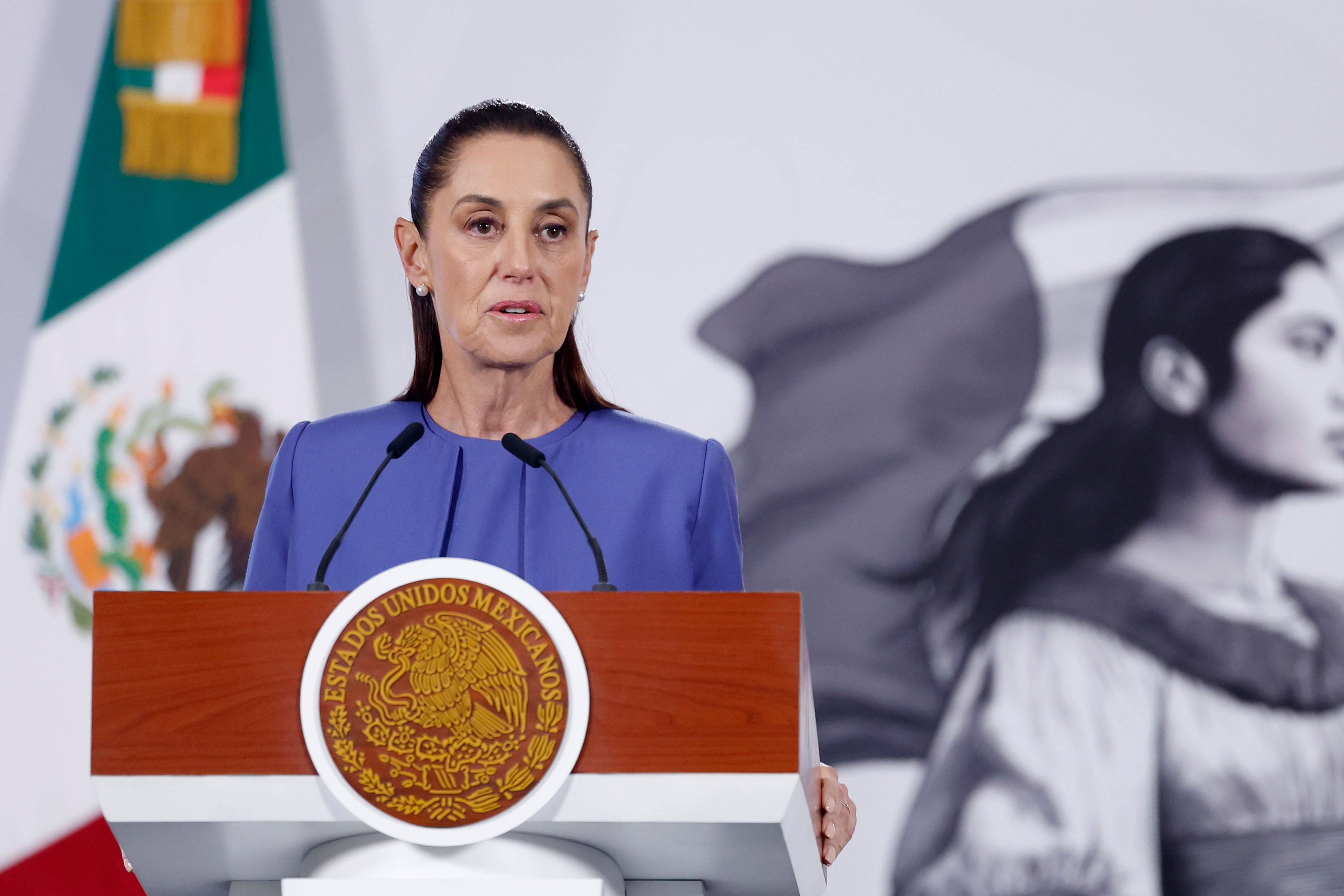 Sheinbaum aseguró haberse reunido con familiares de víctimas de desaparición. EFE/Sáshenka Gutiérrez
