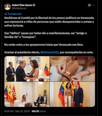 El mensaje de Isabel Díaz