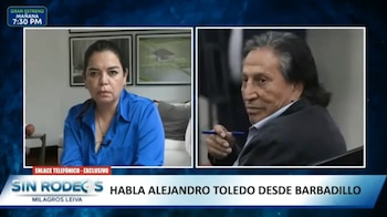 Alejandro Toledo cuestiona al equipo Lava Jato y respalda declaraciones de Ollanta Humala. Captura: Sin rodeos.