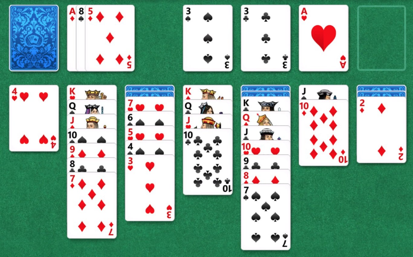 Solitario se integró en Windows 3.0 en 1990 y entrenó el gesto de drag and drop con el movimiento de cartas en pantalla. (Microsoft)