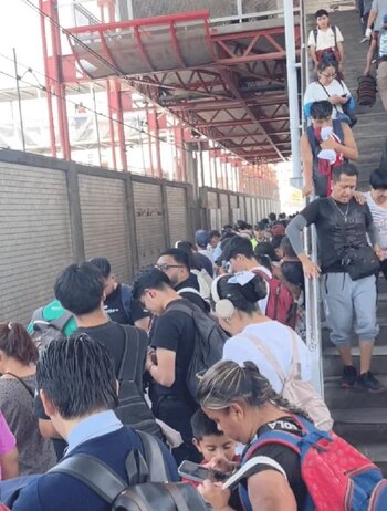 Avance en tiempo real de las diversas líneas de la red de transporte público capitalino.