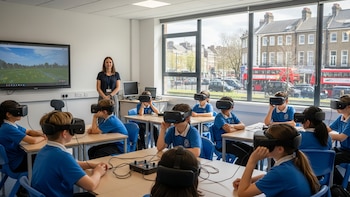 Realidad virtual y educación: cómo un programa en el Reino Unido logra reducir la ansiedad en las aulas