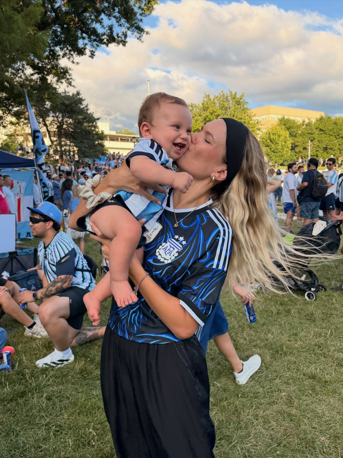 Faustino es el primer nieto de la familia y el único que viajó a Estados Unidos