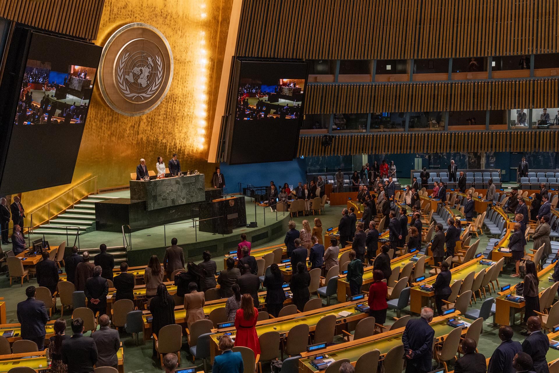 La Asamblea General de la ONU aprueba por amplia mayoría un texto en favor de crear un Estado palestino