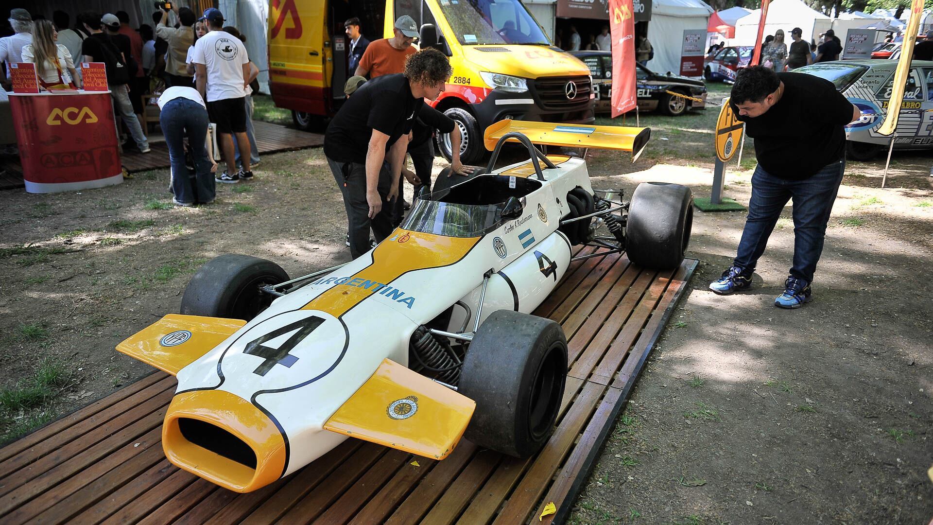 El Brabham BT 36 de F2 Europea de Carlos Alberto Reutemann