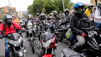 Motociclistas en Bogotá se unen para promover la donación oportuna de sangre