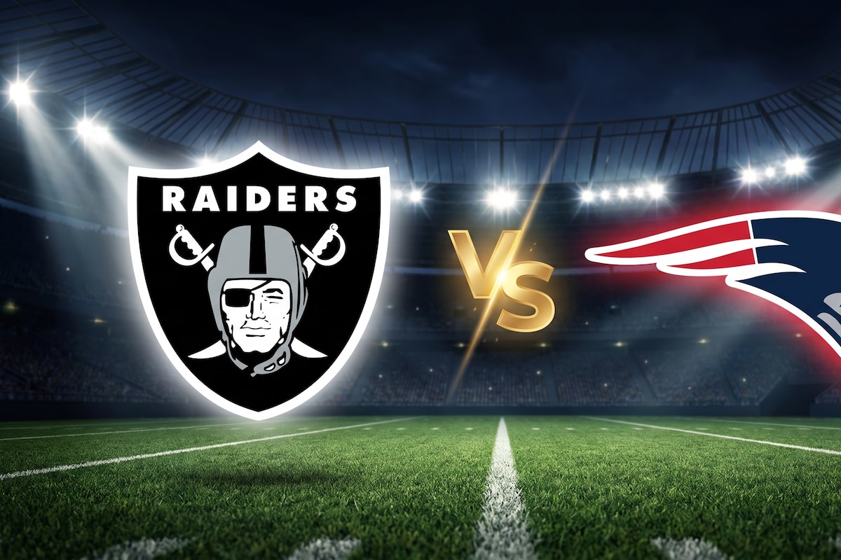 New England Patriots fans at Gillette Stadium for Raiders vs Patriots 2026 matchup