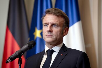 El presidente francés Emmanuel Macron