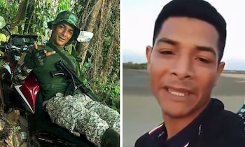 Naín Andrés Pérez Toncel, alias Naín, es buscado por crímenes cometidos en La Guajira - crédito Naín Pérez/Facebook y captura de video suministrado a Infobae Colombia