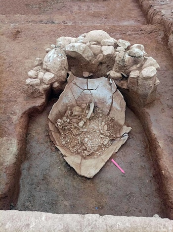 Imágenes de la tumba de