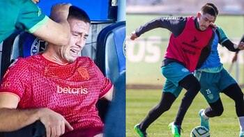 Santiago Ormeño se retiró entre