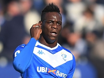 Mario Balotelli fue recibido por