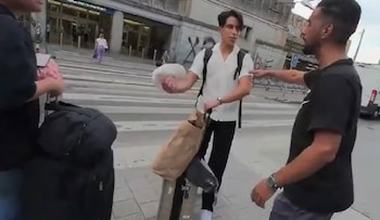 Después del altercado, el streamer