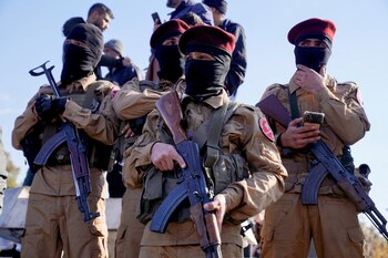 Miembros del Ejército Nacional Sirio,