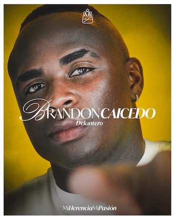 Brandon Caicedo llega proveniente del