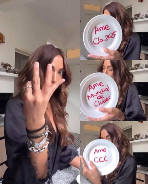 La presentadora volvió a burlarse del América tras comentarios machistas de aficionados que le mandaron a lavar platos. (Especial)