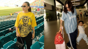 Gera Ponce ha lucido en el Mundial un bolso de Chanel valorado en más de 26 millones de pesos colombianos - crédito @gera25ponce/ Instagram