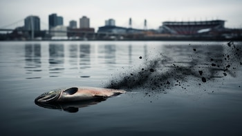 El oscurecimiento de lagos en