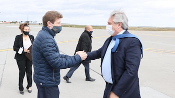 Alberto Fernández, en Río Grande