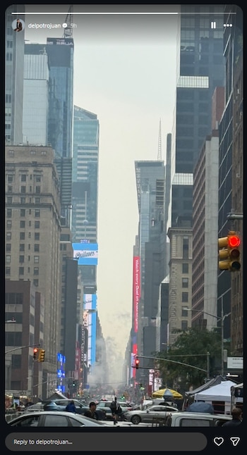 Juan Martín del Potro documentó el ambiente de Nueva York desde sus stories en la previa del banderazo