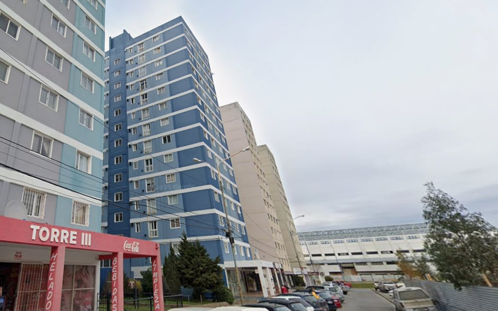 Torre III del complejo habitacional Las Torres, en Comodoro Rivadavia, Chubut