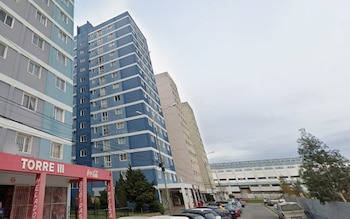 Torre III del complejo habitacional Las Torres, en Comodoro Rivadavia, Chubut