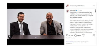 Los detalles de la reunión fueron difundidos por las cuentas oficiales de ambos clubes