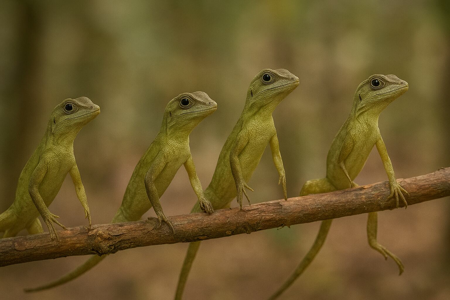 Algunas especies no solo compensan la ausencia de una pata, sino que desarrollan estrategias motoras alternativas que mejoran su desempeño físico (Imagen Ilustrativa Infobae)