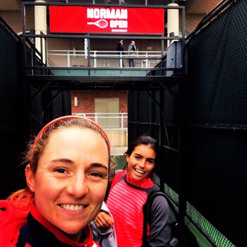 Nadia Podoroska y Ana Sofía