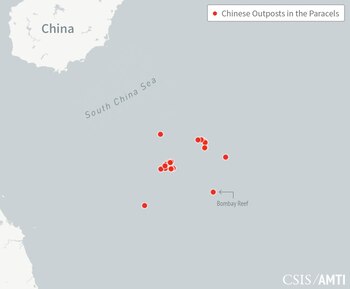 China reclama áreas marítimas
