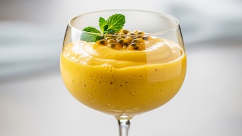 Receta de mousse de maracuyá,