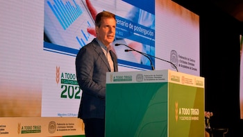 Martín Redrado, durante su exposición