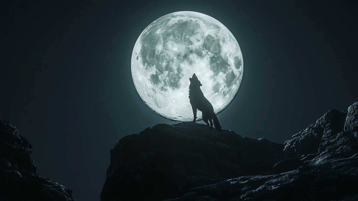 La luna llena de enero se conoce como Luna del Lobo en referencia a las tradiciones de los pueblos originarios de Norteamérica - (Imagen Ilustrativa Infobae)