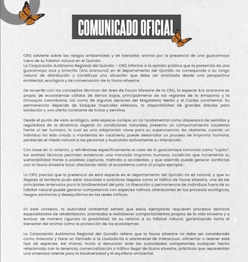 La Corporación Autónoma Regional del