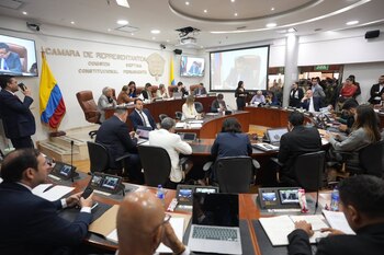 La Comisión Séptima de la Cámara de Representantes aún no ha podido llevar a cabo el primer debate de la reforma a la salud - crédito @CámaraColombia/X