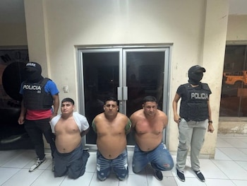 Los tres responsables tenían antecedentes