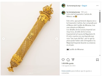 La princesa de Bélgica fue cónyuge de Maximiliano de Habsburgo, emperador de México por 3 años