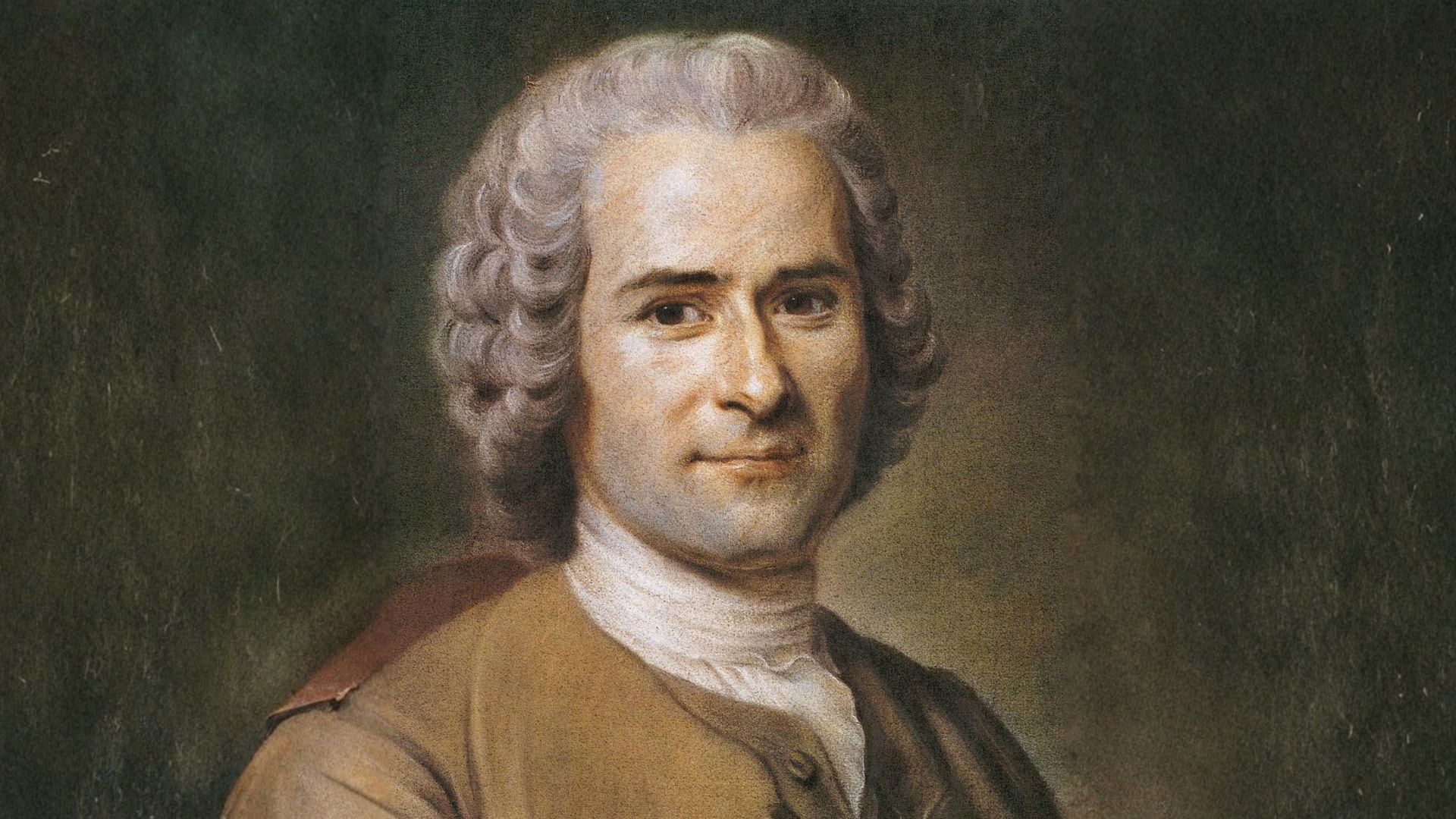 Cuadro de Jean-Jacques Rousseau pintado por Maurice Quentin de La Tour.