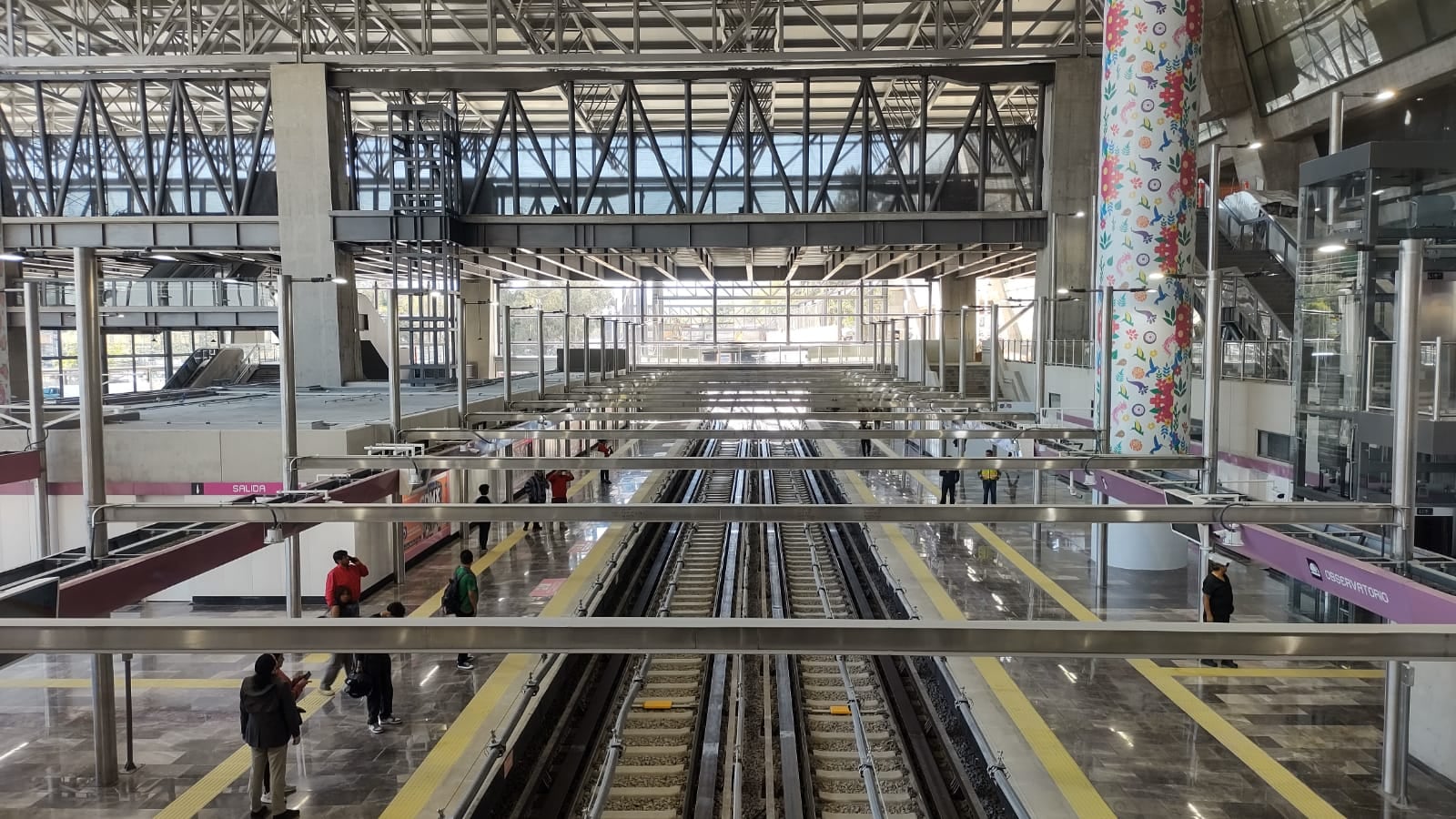 La Línea 12 conectará con la Línea 1 del Metro CDMX en Observatorio (Luz Coello/ Infobae México)