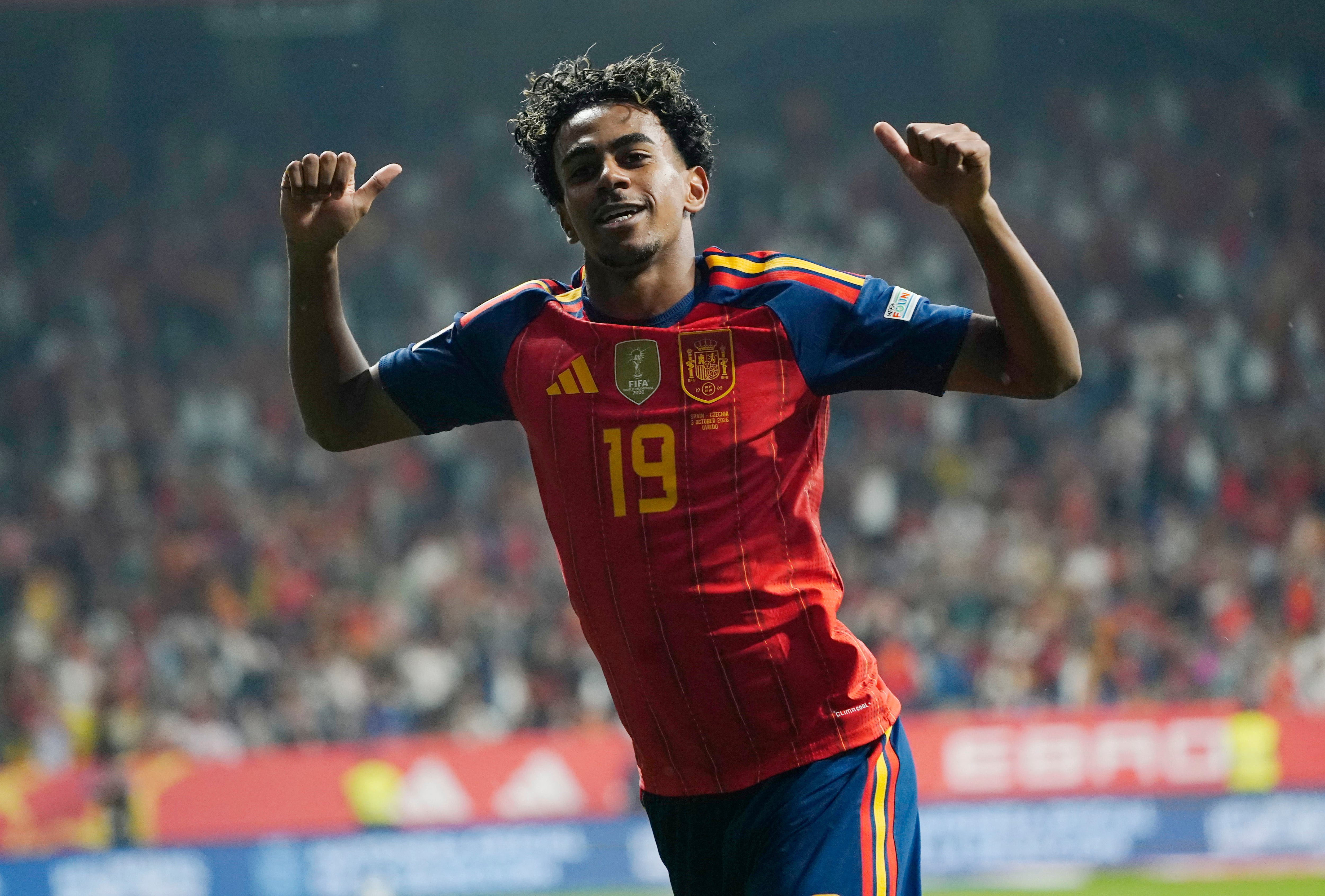 Lamine Yamal. (EFE / Paco Paredes)
