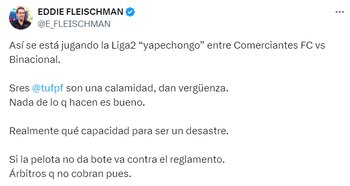 Eddie Fleischmann y su crítica